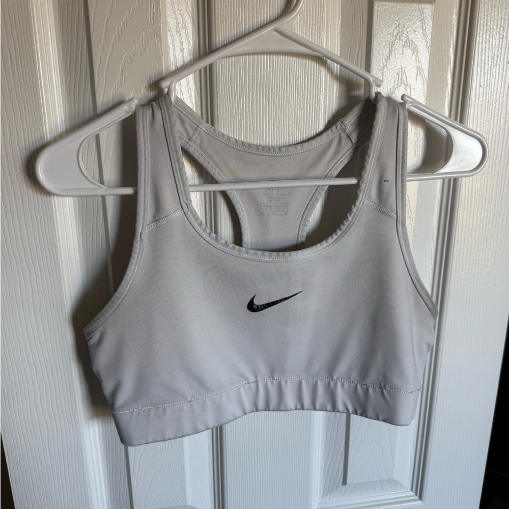 Nike Women's Light Gray Sports Bra